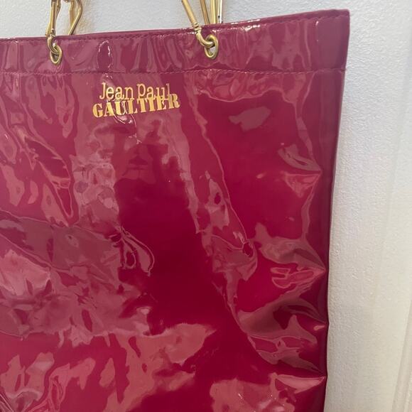 Jean Paul Gaultier Fuchsia pink  tote bag - Picture 2 of 9